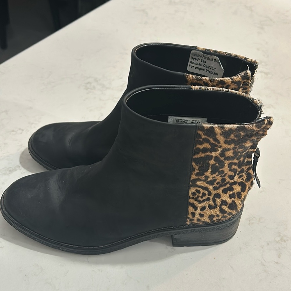 Sperry maya belle cheetah print boots